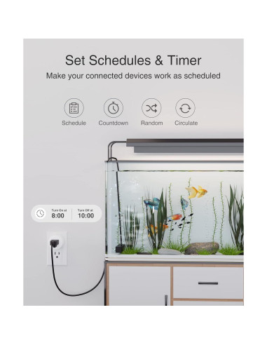 Enchufe Inteligente GHome WP3 Wi-Fi Control Remoto Alexa