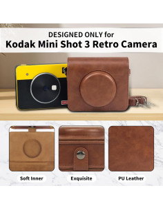 Funda Protectora Kuprusar C300R para Cámara Kodak Mini Shot 3 2