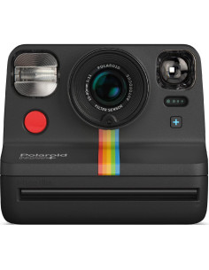 Cámara Instantánea Polaroid Now+ Negra con Filtros de Lente 2