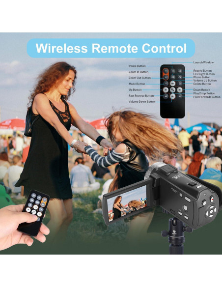 Cámara de Video Ordro HDV-V12 1080P Infrarroja con 16GB Cámara de Video Ordro HDV-V12 1080P Infrarroja con 16GB