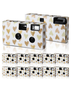 Paquete de 10 Cámaras Desechables Kanayu 35mm con Flash