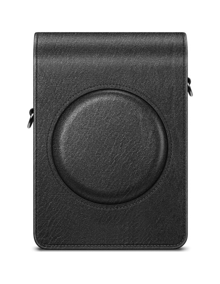 Funda Protectora Fintie para Cámara Fujifilm Instax Mini EVO - Cuero Vegano Premium Negro