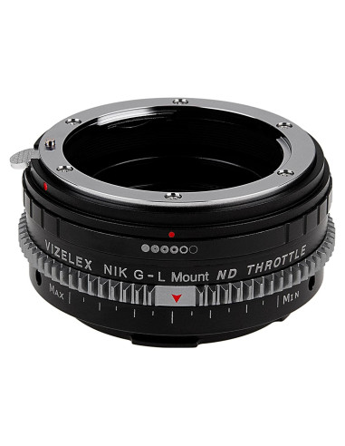 Adaptador de lente Fotodiox ND Throttle Nikon F a L-Mount