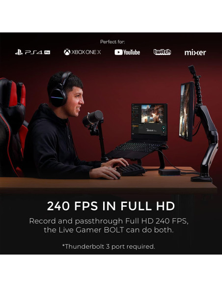 Tarjeta de Captura AVerMedia Live Gamer Bolt 4K60 HDR