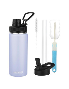 Botella de Agua Aislada MEZMUT 18oz Acero Inoxidable Púrpura