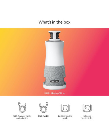 Cámara de Videoconferencia Ricoh Meeting 360 - 360 AI