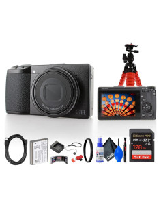 Cámara Digital Ricoh GR IIIx HDF 24.2MP + Accesorios Completo