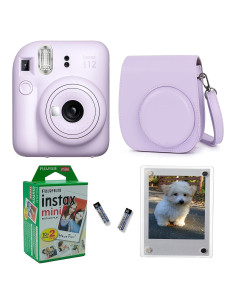 Cámara Instantánea Fujifilm Instax Mini 12 + Funda y Marcos