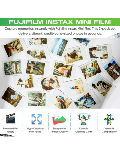 Películas Instantáneas Fujifilm Instax Mini - 40 Exposiciones, ISO 800 2