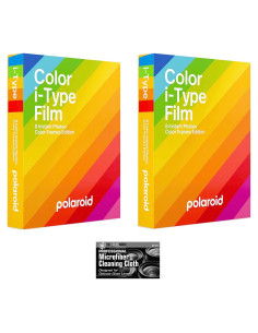 Película Instantánea Color Glossy Polaroid I-Type - 2 Paquetes
