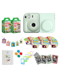 Cámara Instantánea Fujifilm Instax Mini 12 + Accesorios Verde Menta