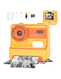Cámara Instantánea Mafiti D101 para Niños 48MP 1080P Naranja