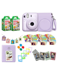 Cámara Instantánea Fujifilm Instax Mini 12 + Accesorios Lila