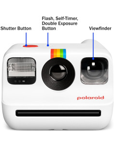 Cámara Instantánea Polaroid Go Generación 2 Set Inicio Blanco con 32 Películas 2
