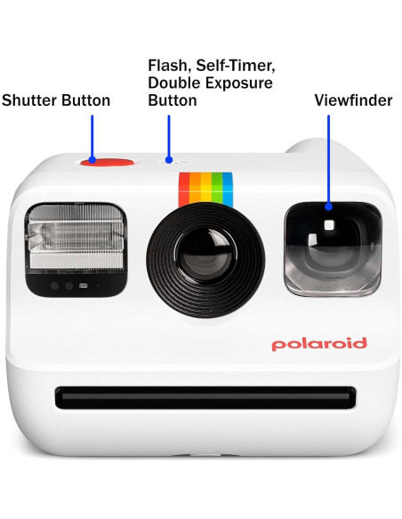 Cámara Instantánea Polaroid Go Generación 2 Set Inicio Blanco con 32 Películas