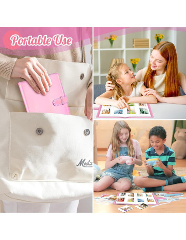 Álbum de Fotos Ablus 256 Bolsillos Rosa Mágico para Instax