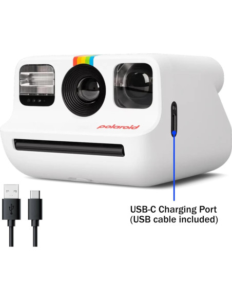 Cámara Instantánea Polaroid Go Generación 2 Set Inicio Blanco con 32 Películas