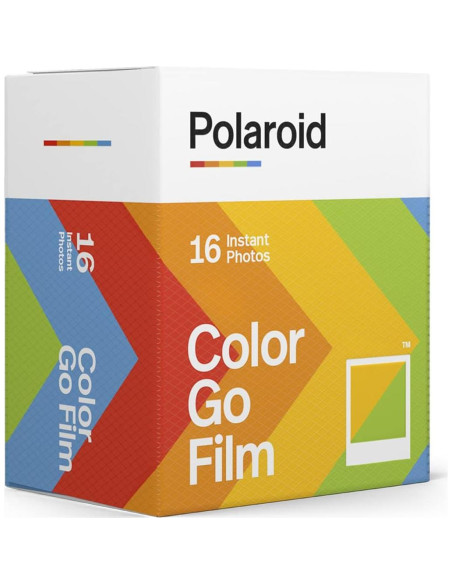 Cámara Instantánea Polaroid GO Blanca + Película Doble + Kit