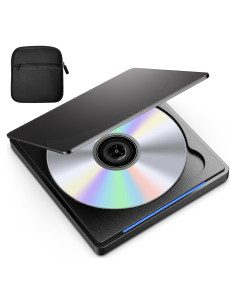 Unidad Externa CD/DVD XRTFORE Clamshell USB 3.0 Portátil