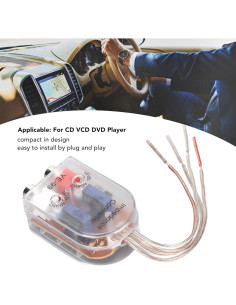 Convertidor de Audio GOWENIC Alto a Bajo para Reproductor CD 2