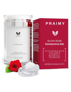Gel Conductivo Premium Praimy GLOW ROSE 93.4g para Facial