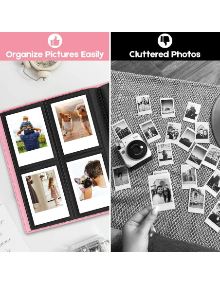 Álbum de Fotos Ablus Rosa 160 Bolsillos para Instantáneas