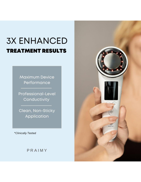 Gel Conductivo Premium Praimy GLOW ROSE 93.4g para Facial