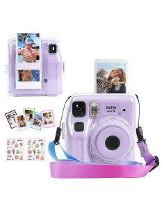 Funda Transparente WOGOZAN para Cámara Fujifilm Instax Mini SE