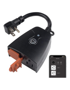 Enchufe Inteligente HBN WiFi Exterior 2 Salidas IP44