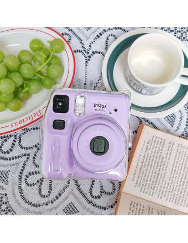 Funda Transparente WOGOZAN para Cámara Fujifilm Instax Mini SE