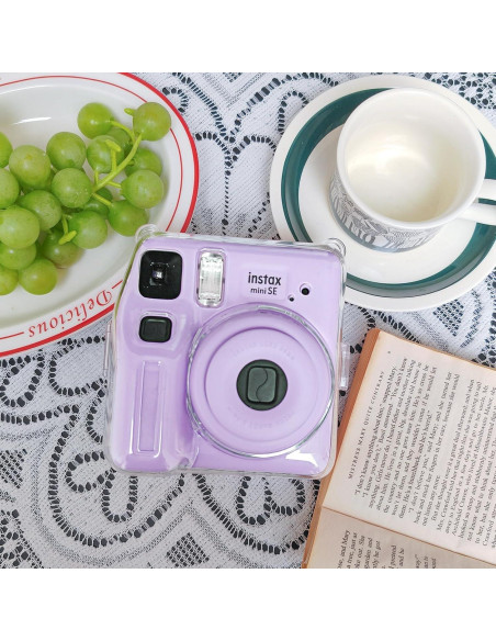 Funda Transparente WOGOZAN para Cámara Fujifilm Instax Mini SE