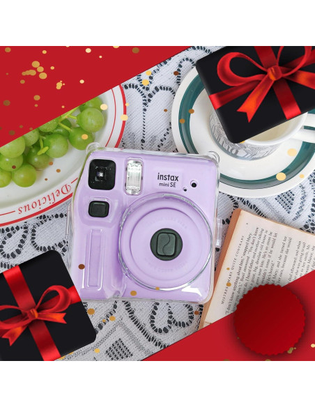 Funda Transparente WOGOZAN para Cámara Fujifilm Instax Mini SE