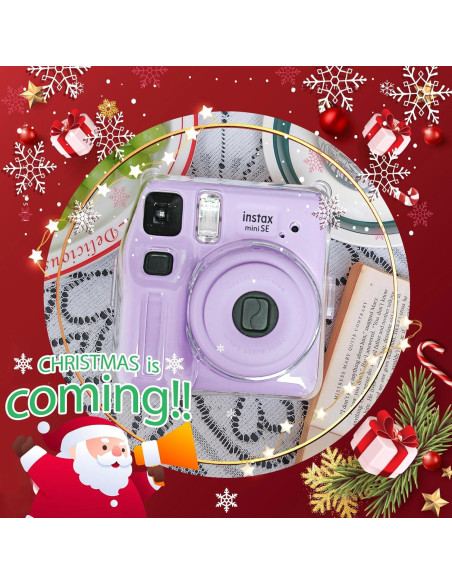 Funda Transparente WOGOZAN para Cámara Fujifilm Instax Mini SE