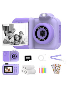 Cámara Instantánea para Niños S1 1080P HD con 32GB y Accesorios