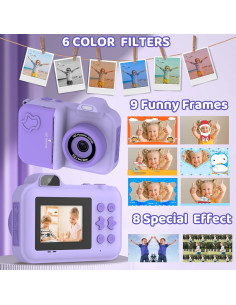 Cámara Instantánea para Niños S1 1080P HD con 32GB y Accesorios 2