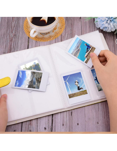 Álbum de fotos Hapeper 128 bolsillos para Fujifilm Instax Mini