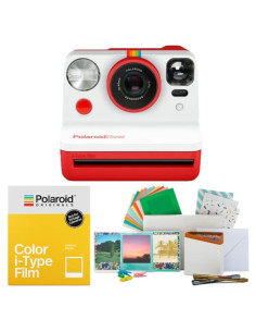 Cámara Instantánea Polaroid Originals Now i-Type Rojo + Películas