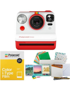 Cámara Instantánea Polaroid Originals Now i-Type Rojo + Películas 2