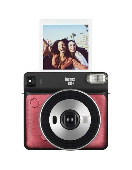 Cámara Instantánea Instax SQ6 Rojo Rubí, 5 Modos de Disparo