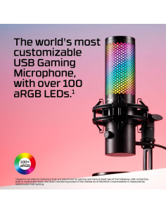 Micrófono USB HyperX QuadCast 2 S RGB para Streaming - Negro 2
