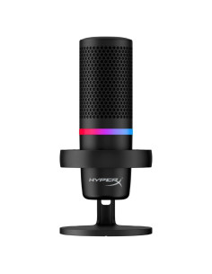 Micrófono USB HyperX DuoCast Omnidireccional RGB Negro