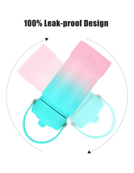 Botella de Agua para Niños WEREWOLVES 414ml Tapa Popote