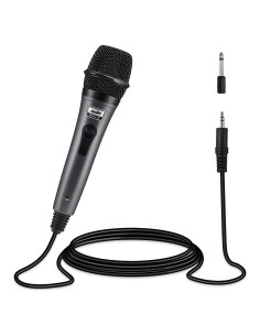 Micrófono Dinámico con Cable Moukey MK0080, 4m, Cardioide