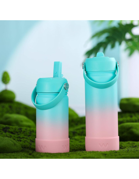 Botella de Agua para Niños WEREWOLVES 414ml Tapa Popote