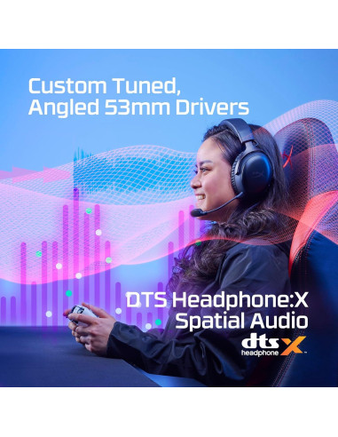 Auriculares Inalámbricos HyperX Cloud III con Micrófono 120h