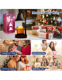 Lámpara Calentadora de Velas Banbanda Ajustable 70W Negro 2