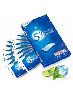 Kit de Tiras Blanqueadoras de Dientes Keepzi - 28 Piezas, Sin Sensibilidad