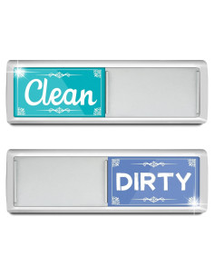 Imán Limpio Sucio para Lavavajillas PSLER Verde y Azul 17.5cm