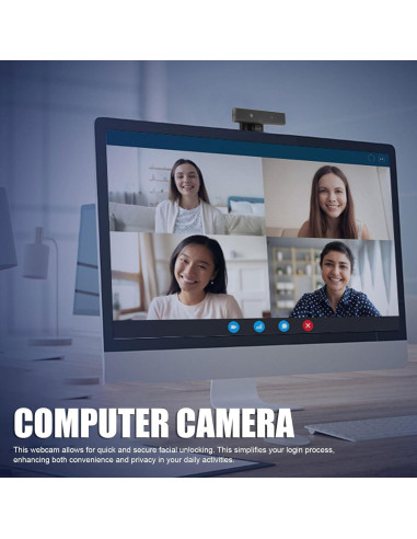 Cámara Web 2MP YUEHISY HD USB C con Micrófono Cancelación Ruido