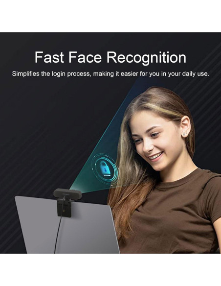 Cámara Web 2MP YUEHISY HD USB C con Micrófono Cancelación Ruido